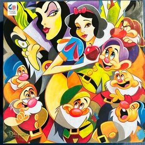 1000 Piece Puzzle Disney Fine Art‎ Enchantment Of Snow White Seven Dwarfs BNIB!